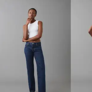 Helt nya jeans i modellen ”Low straight petite” från Gina Tricot. Jenssen är i storlek 32 med prislappen kvar! Säljer pga att de är för små. Nypris 499kr, säljer för 250kr   Hör av er om ni är intresserade! 