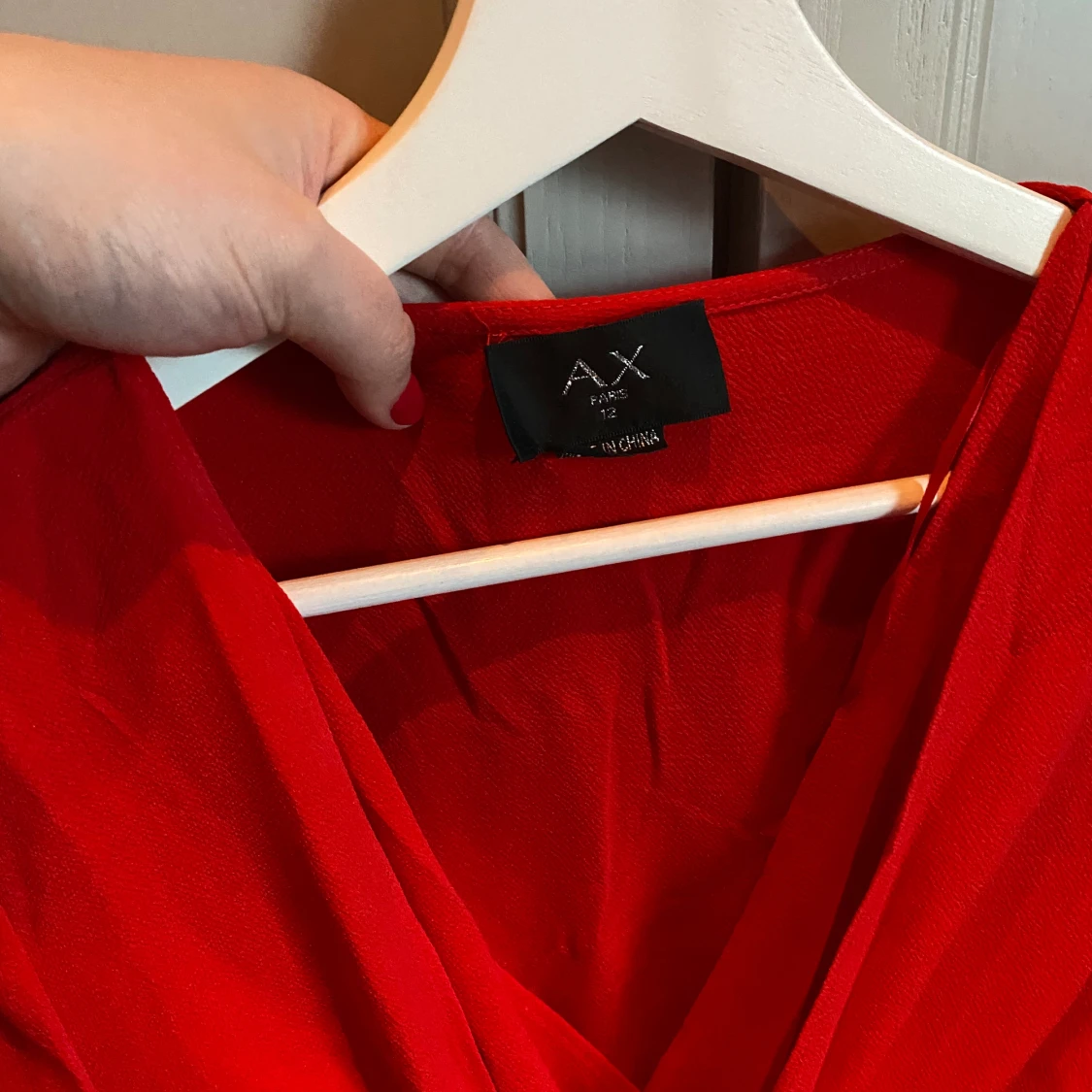 Röd klänning  - 91