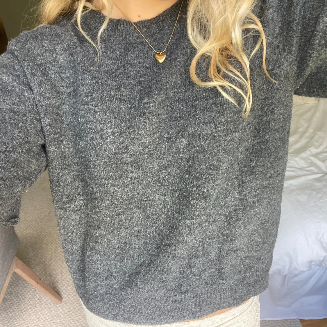 Stickad T-shirt  - 90