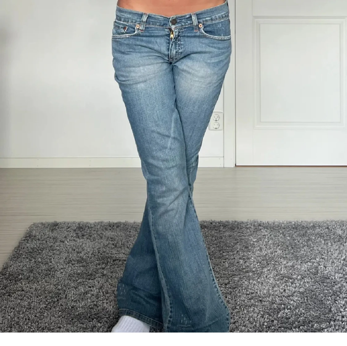 Lågmidjade jeans