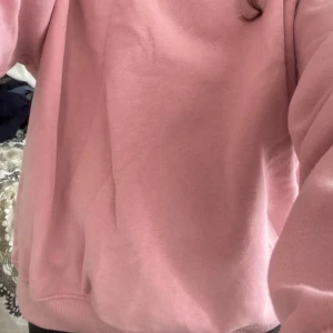 Rosa Oversised hoodie med ingel liva - Simple hoodie 