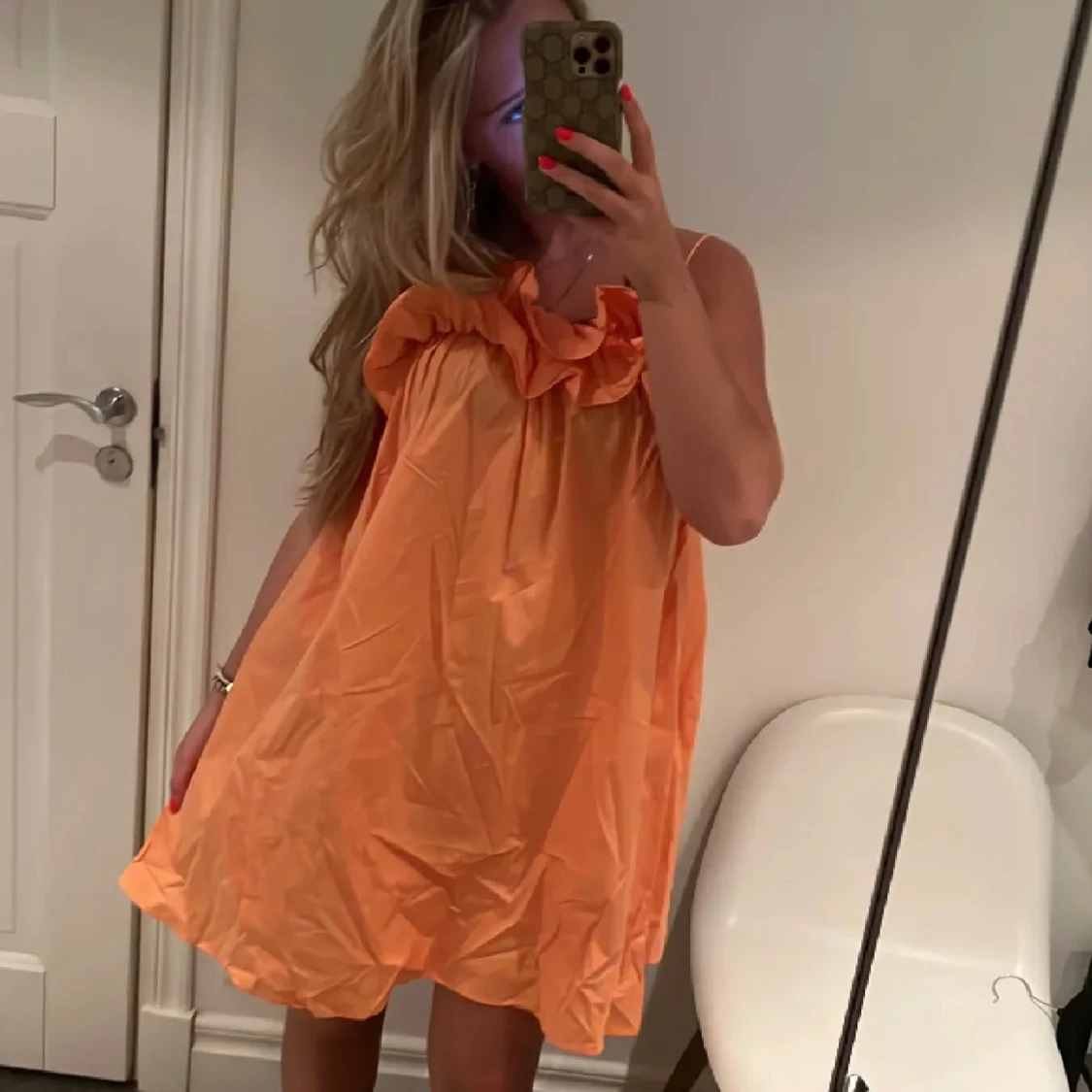 Ornage hm klänning 