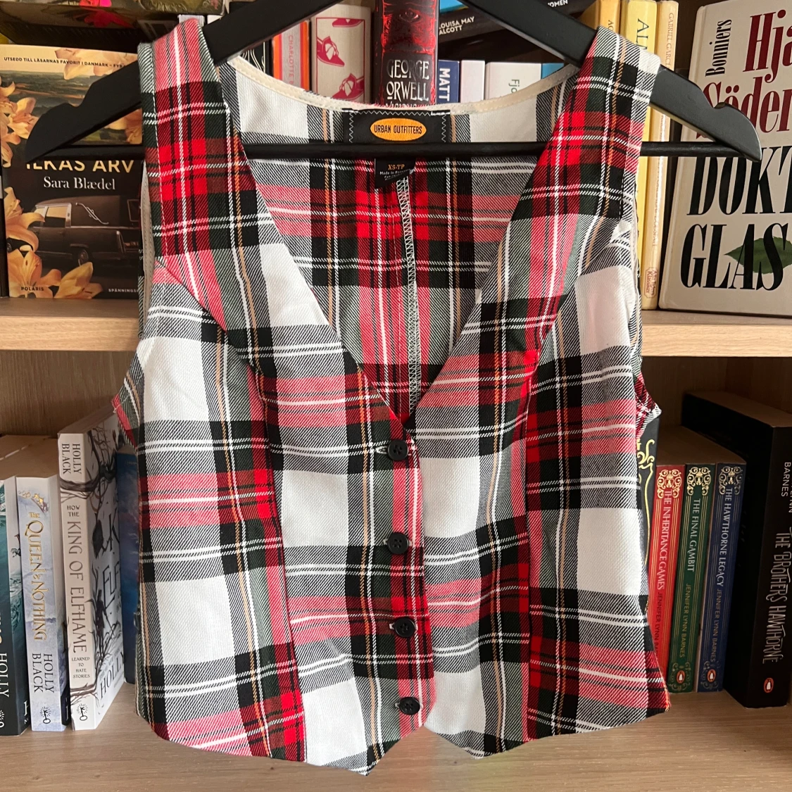 rutig topp/väst - 90