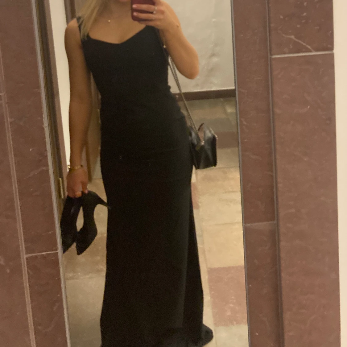 Långklänning svart - 90