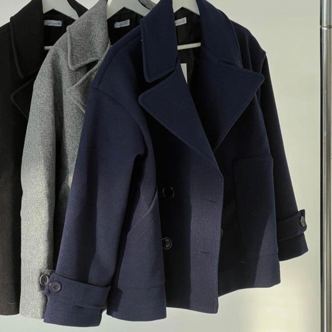 GINALLI COAT - NAVY ORIGINAL - 90