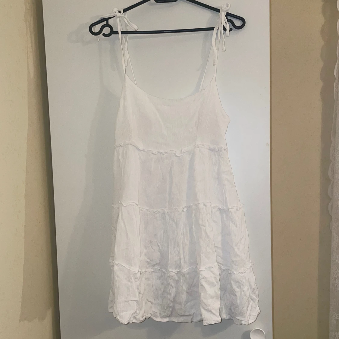 Vit sommar klänning  - 91