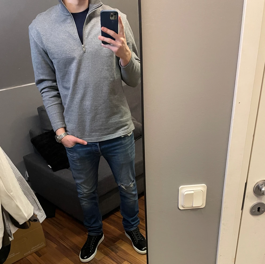  Selected Homme Half zip