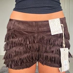 Shorts med fransar - Midjemått: 35cm rakt över 💗helt ny