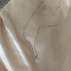 Silver halsband - Säljer detta fina silverhalsband från pilgrim, halsbandet är i relativt använd skick då den har tappat lite färg. Tryck gärna på köp nu knappen, pris kan diskuteras vid snabb affär!❣️