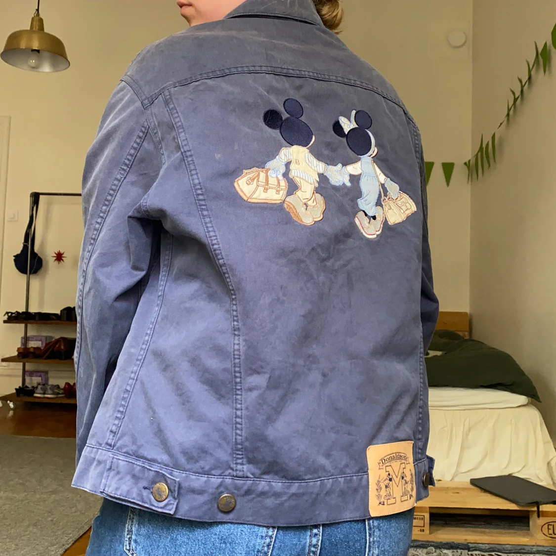 Jeansjacka mussepigg - 90