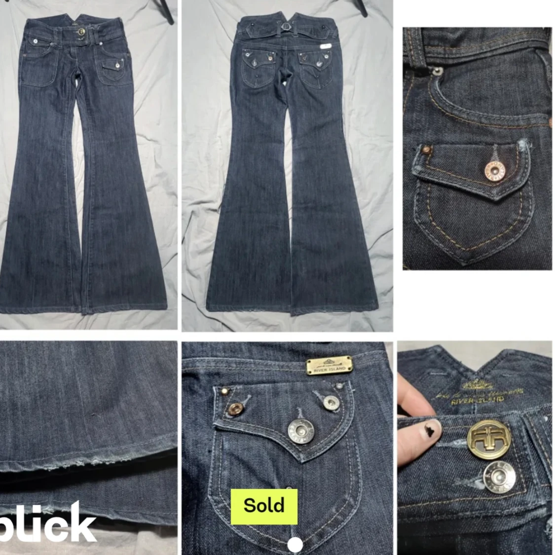 Lågmidjade jeans  - 91