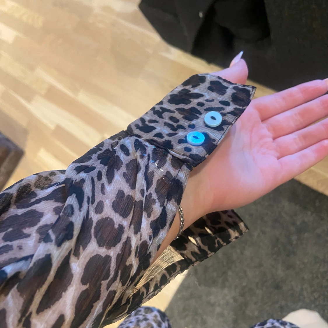 Leopard klänning  - 92