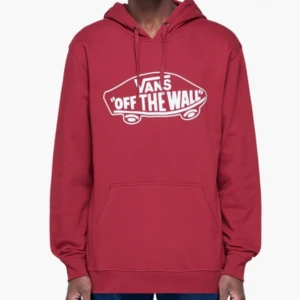 Vans hoodie  - Röd Vans off the Wall hoodie 
