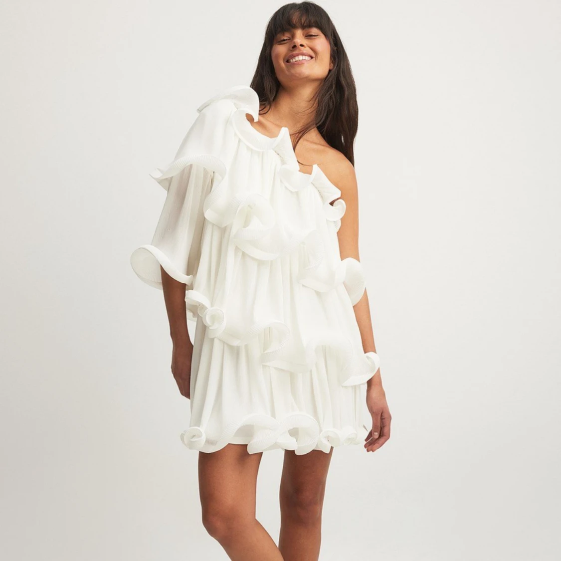 LOJSAN X NA-KD - vit klänning  - 90