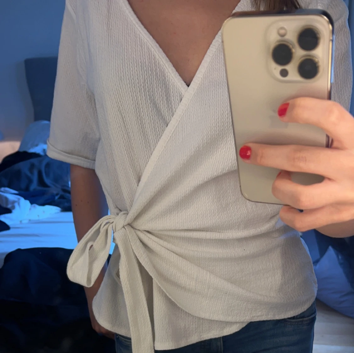 Topp med knyting - 90