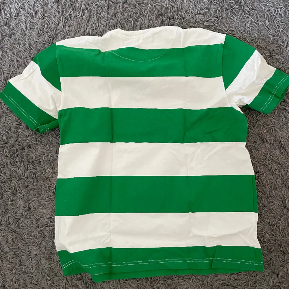 Grön och vit randig tröja från zara, 10/10 skick . T-shirts.