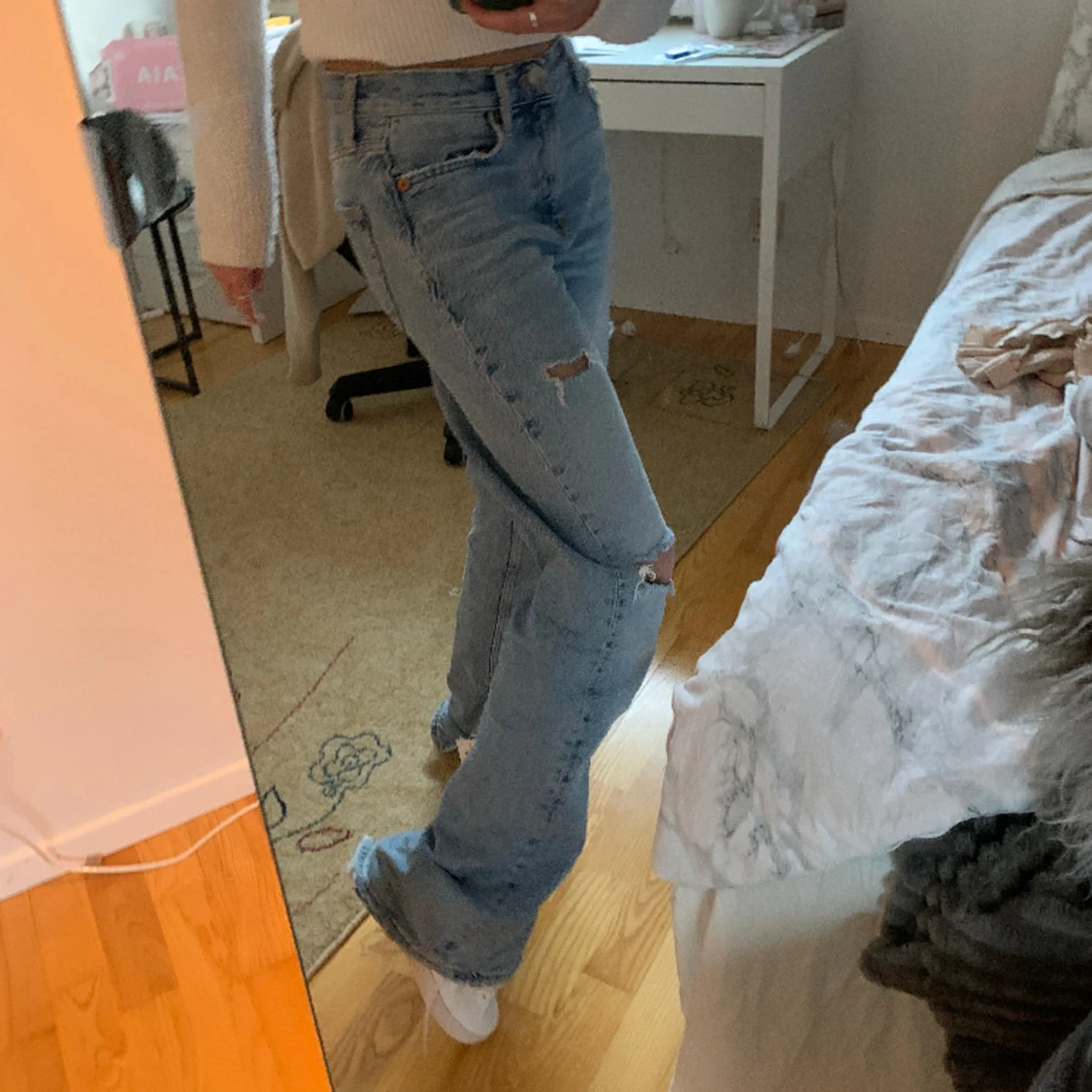 Lågmidjsde jeans - 90