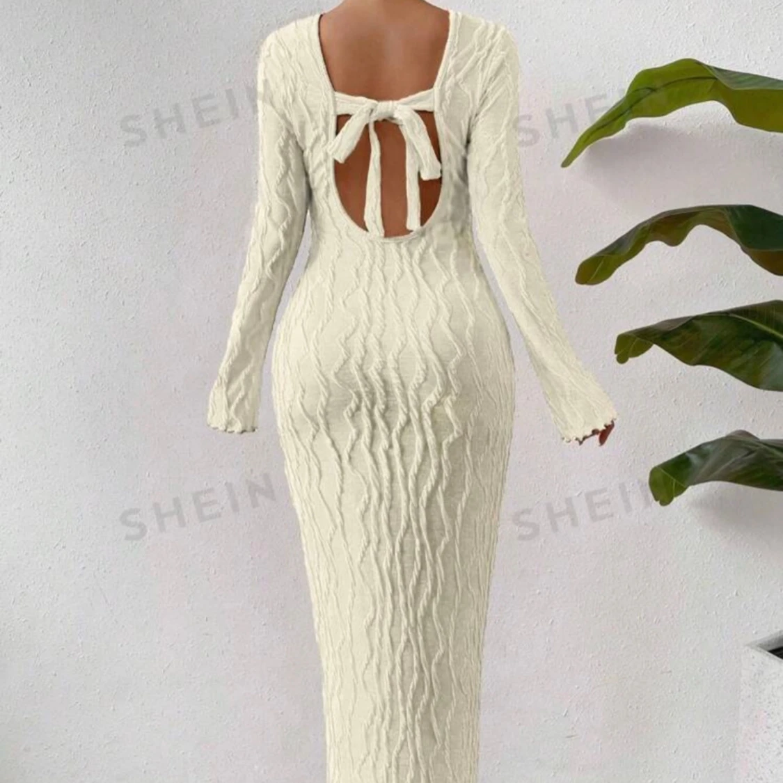 Stickad klänning  - 90