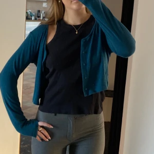 Söt blå kofta - Blågrön söt kofta från Zalando, perfekt till en topp eller klänning💋