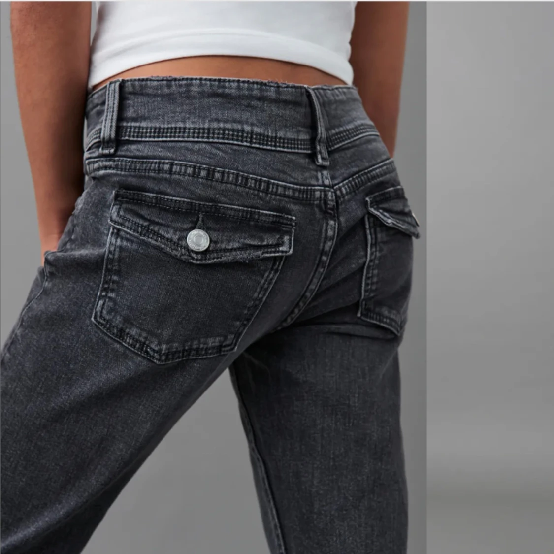 Jeans med fina fickor 