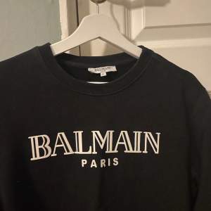 Säljer min brors sweatshirt från Balmain. Köpt för ca 6000 kronor. Storlek XL men passar också L/M. Vid fler bilder meddela 😊