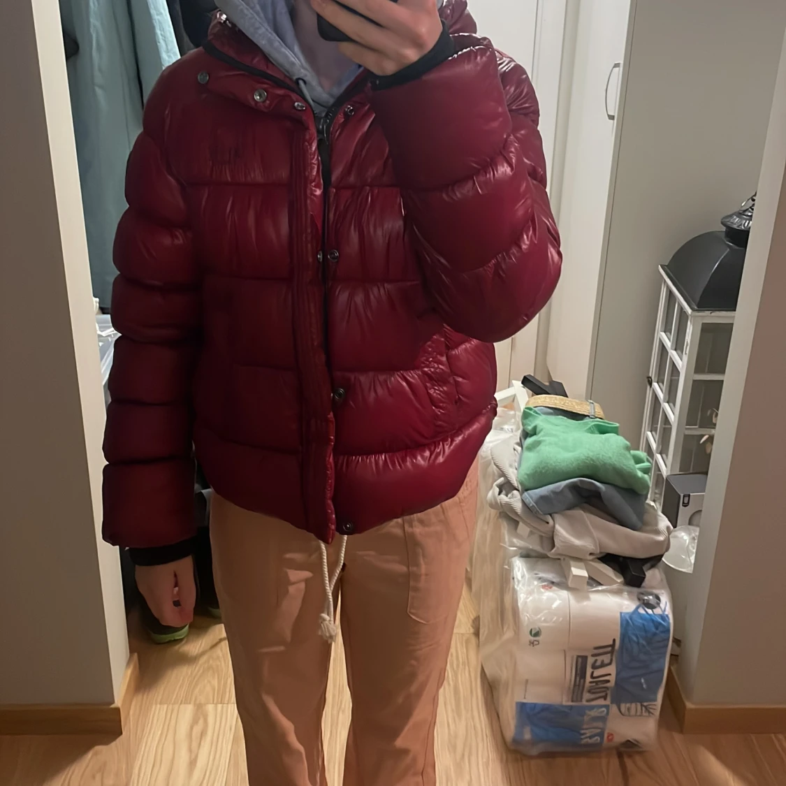 Superdry jacka vinröd