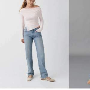 Low waist och straight leg jeans från Gina tricot, säljer då dom är för stora för mig. Skriv för egna bilder 