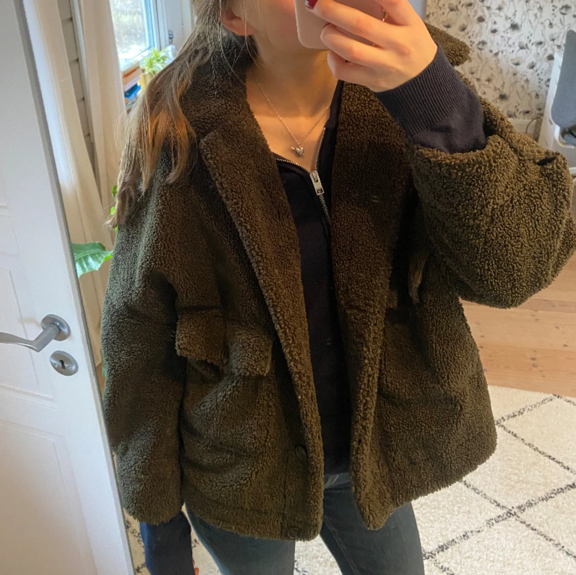 Teddyjacka grön - 91