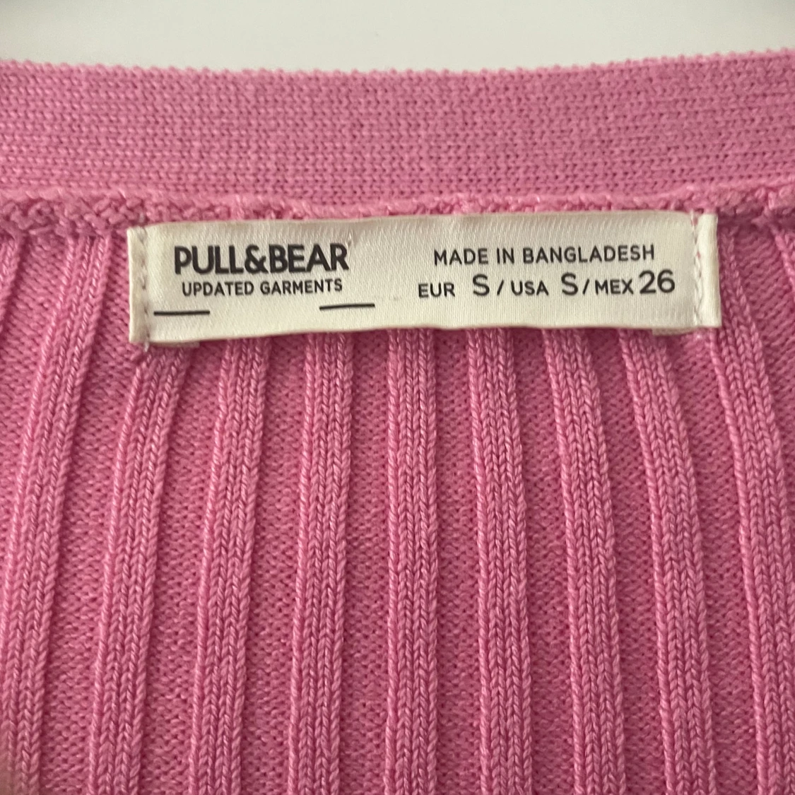 Rosa stickad topp - 91