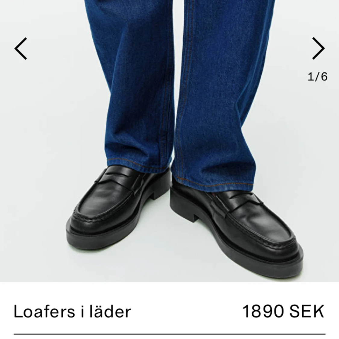 Helt nya arket loafers 38 - 90