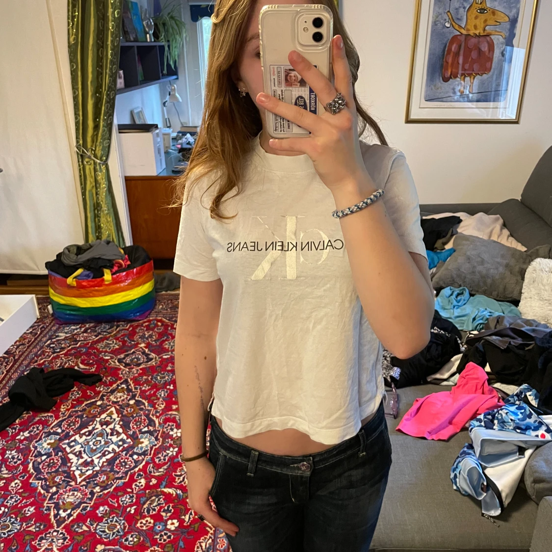 Vit Calvin Klein t-shirt