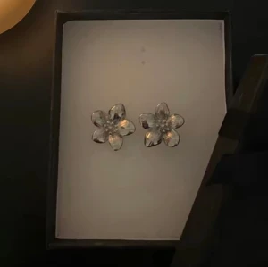 Örhängen  - Blom örhängen i rostfritt stål 💕