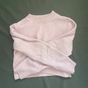 Stickad rosa tröja - Ljusrosa stickad tröja💕