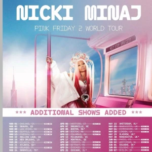 NICKI MINAJ BILJETT SÄLJS  - Säljer min Nicki Minaj biljett (STÅPLATS HÖGER) då jag tyvärr inte har någon möjlighet att gå. Konserten är 12e juni i Stockholm. Köpte den för 1000 pris kan diskuteras💖🙏