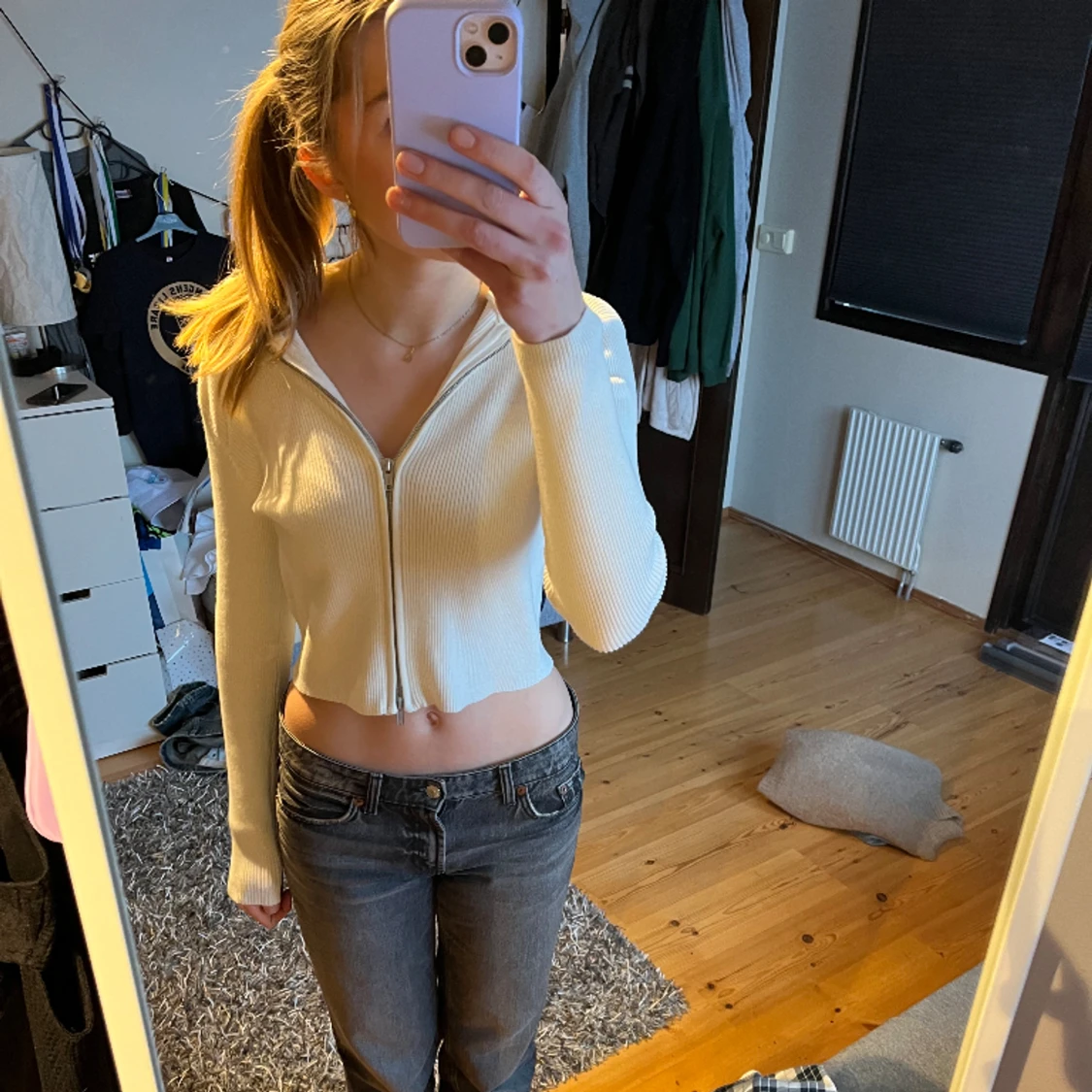 Vit kofta från Brandy Melville