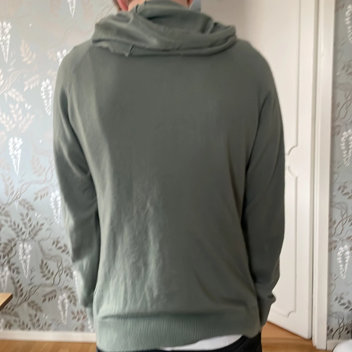 Fet merinoull hoodie  - 90