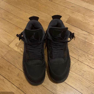 Jordan 4 black cats - Säljer black cats som är använda endast ett få gånger och säljer pga för små, dm vid intresse