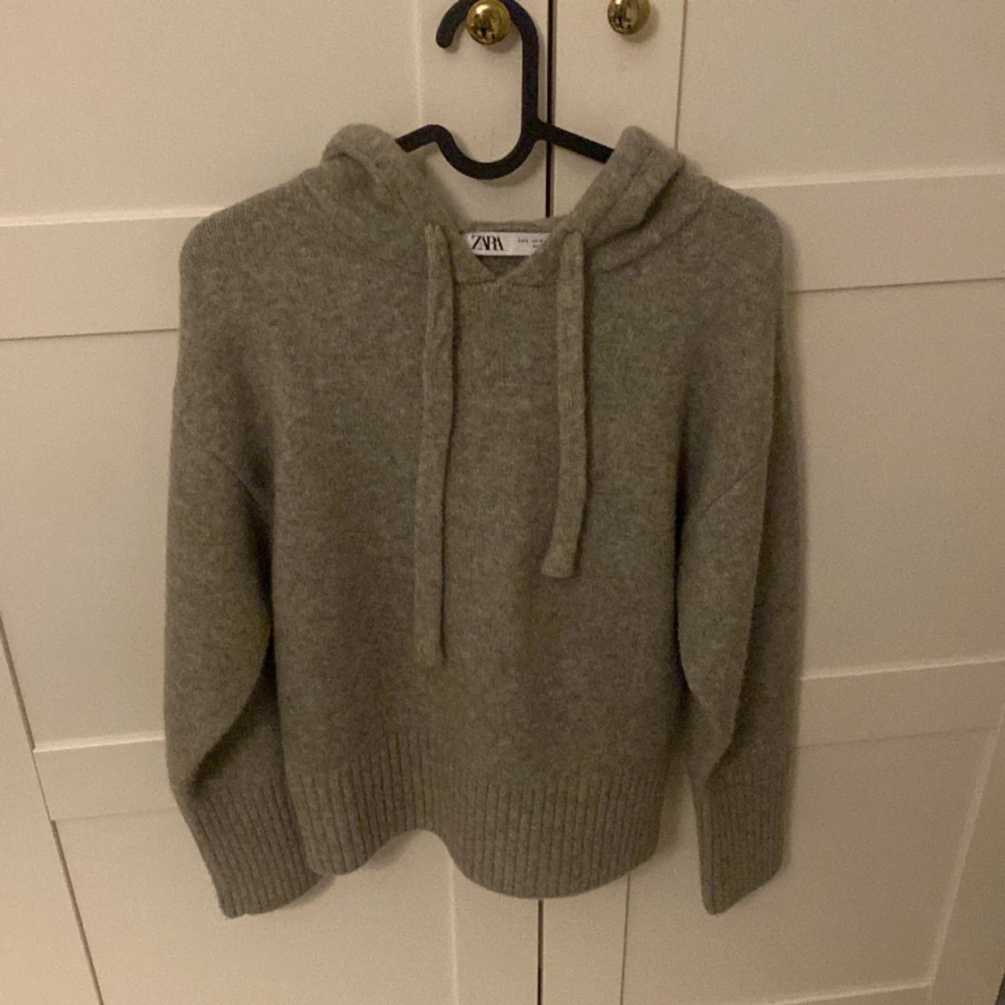  Tjock tröja med luva 