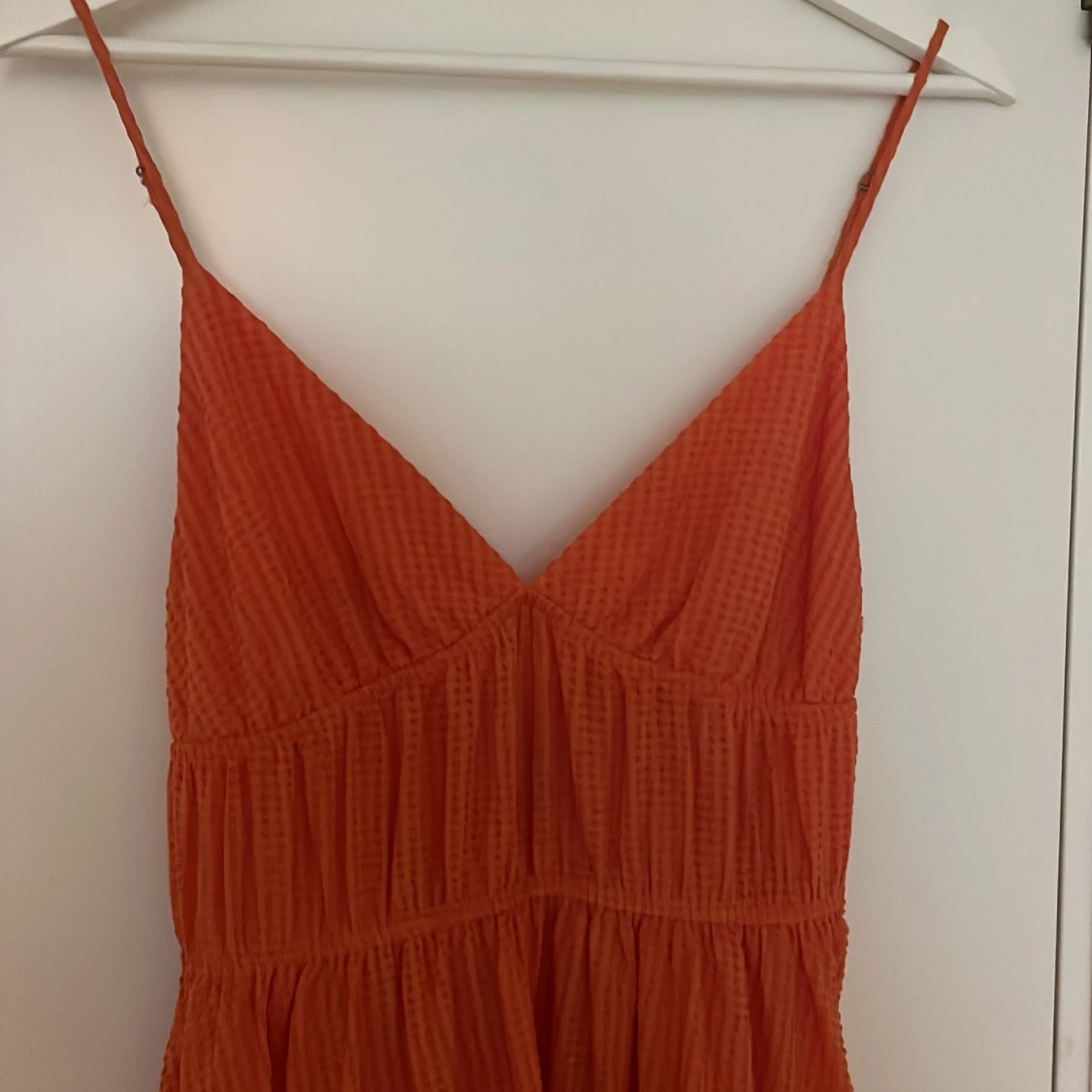 Orange HM klänning  - 90