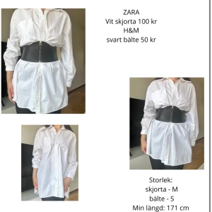 Vit oversize skjorta  - I bra skick.