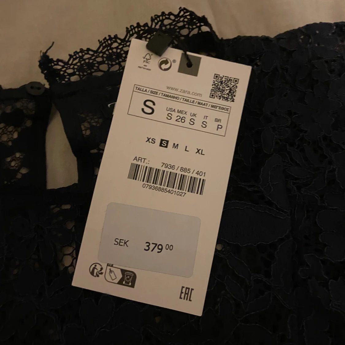 Zara spets topp - 90