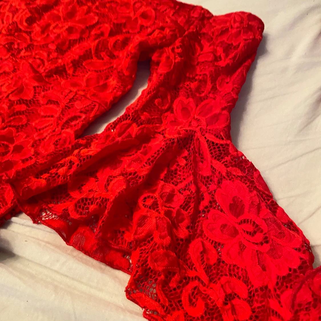 röd klänning  - 91