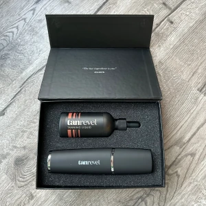 Tanrevel PRO - Säljer min Tanrevel PRO som endast är testad en gång. En refill på 100ml och laddare ingår. Köpte för 1299kr. 