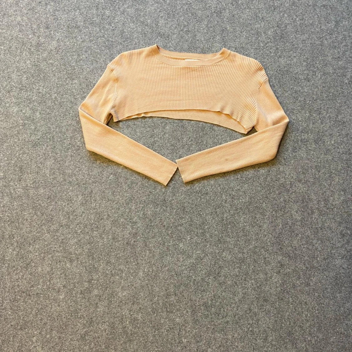 Långärmad kort topp - 90