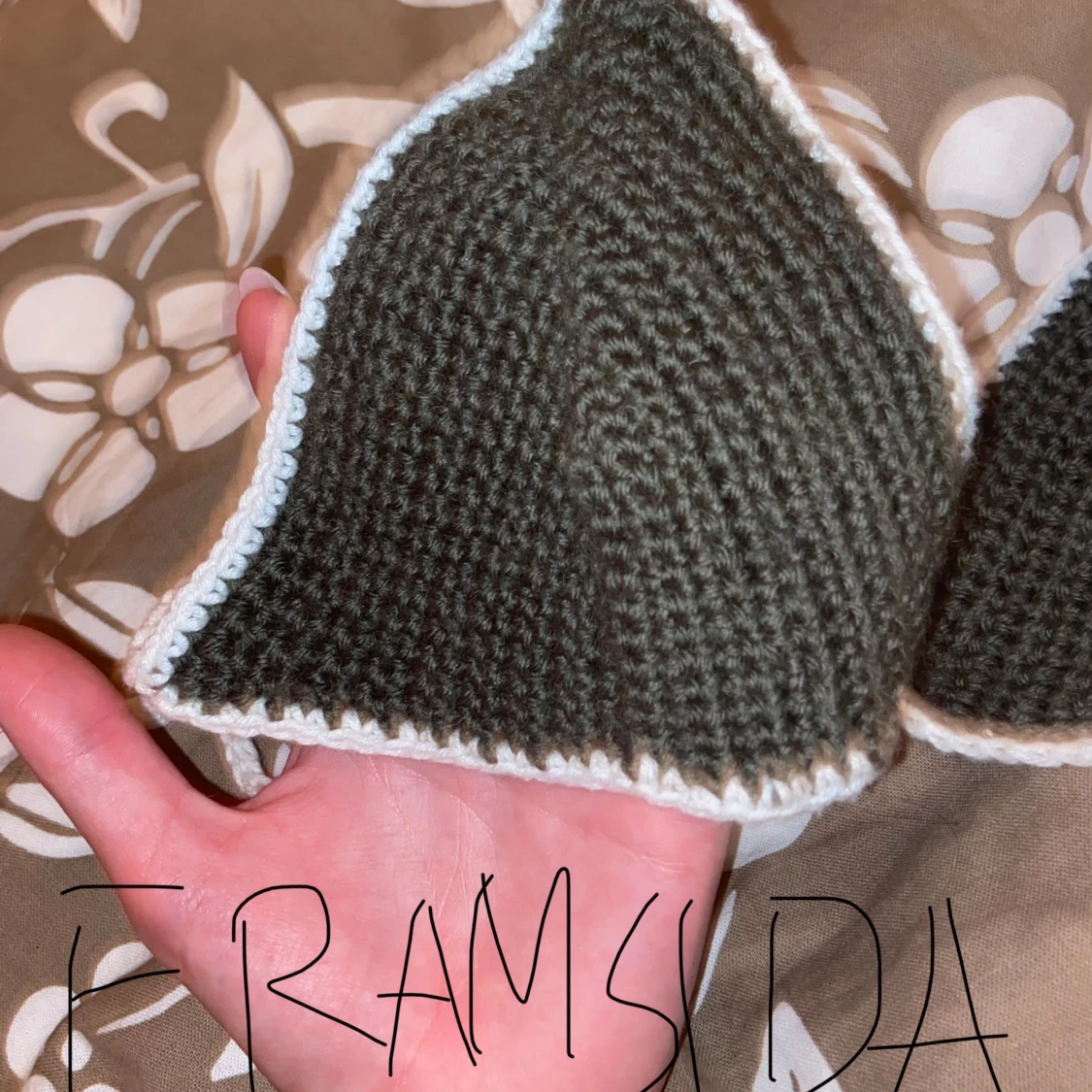 Virkad bikini topp - 92