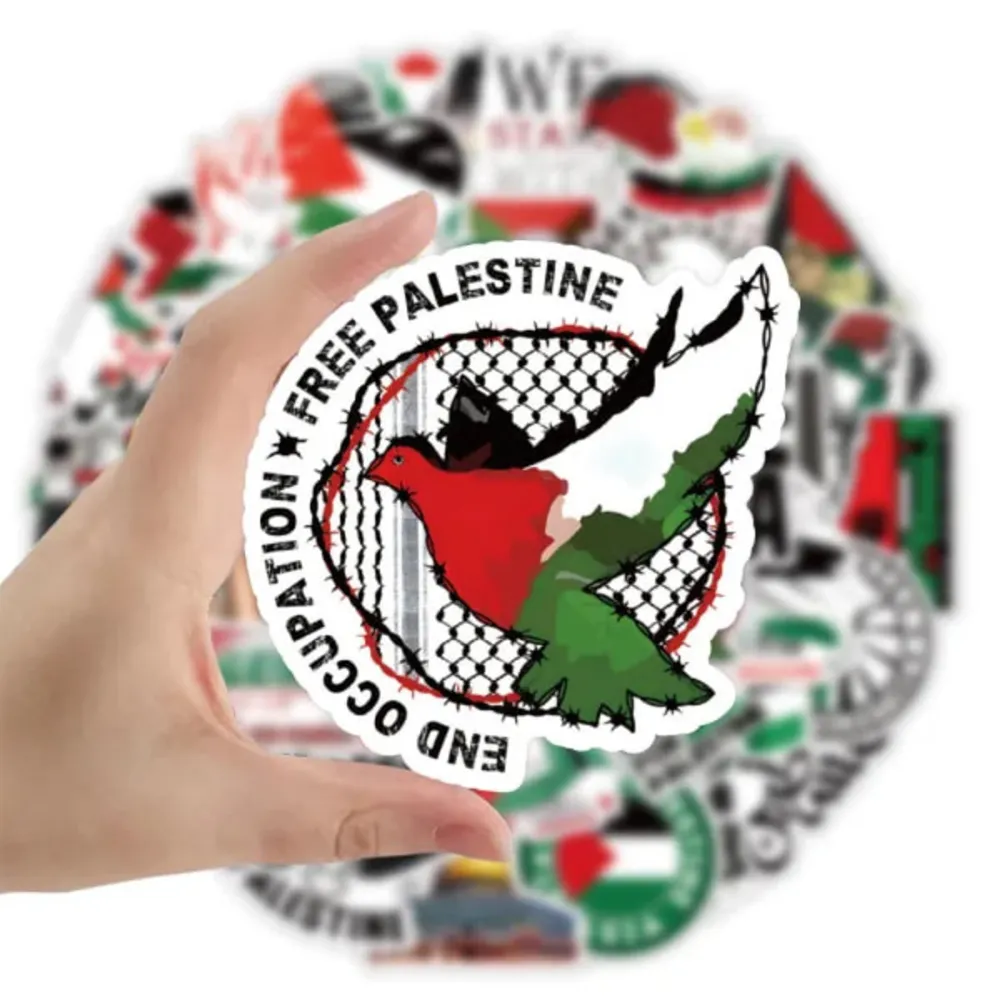 1 paket Palestina klistermärken med 50st Mer information pm mig tack . Muu.