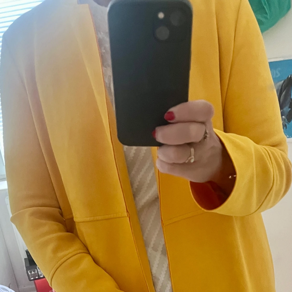 Tunn knapplös kappa - 90