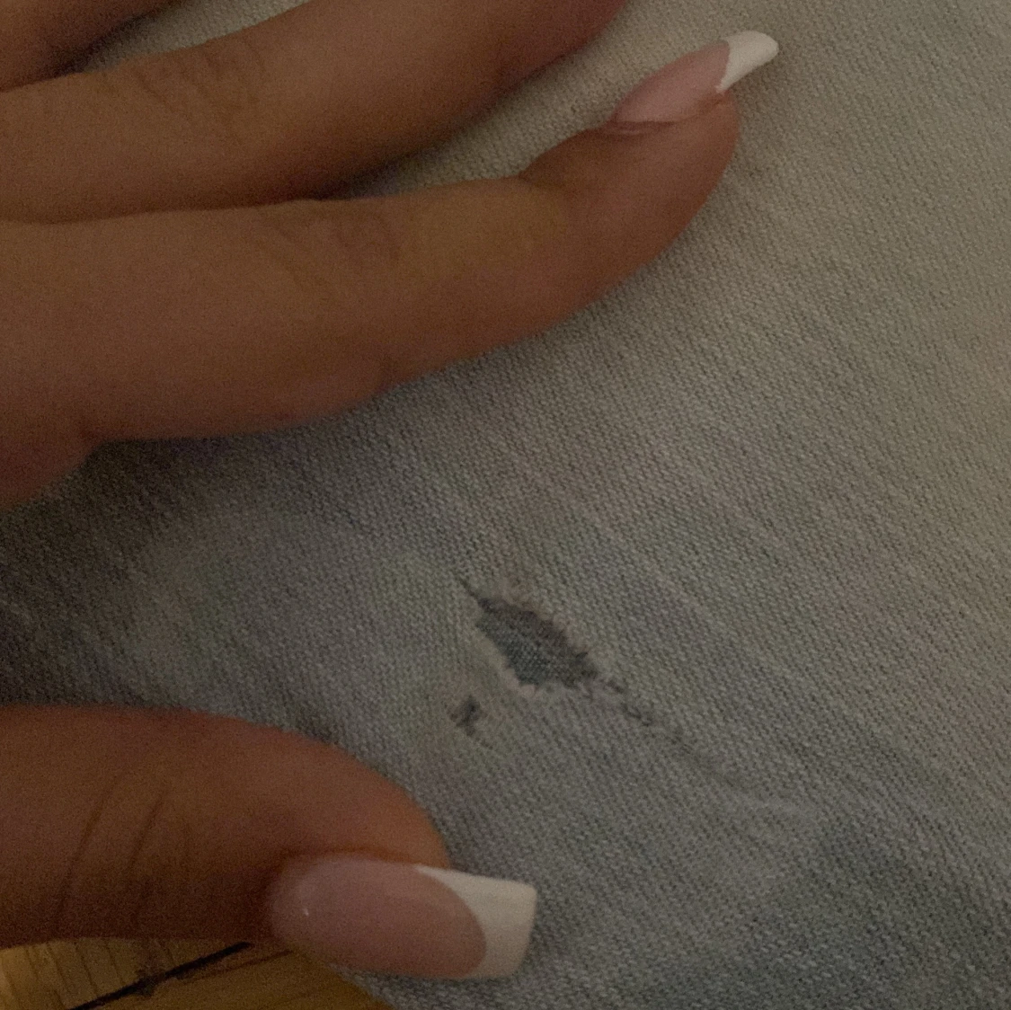 Ljus blå washed jeans  - 92