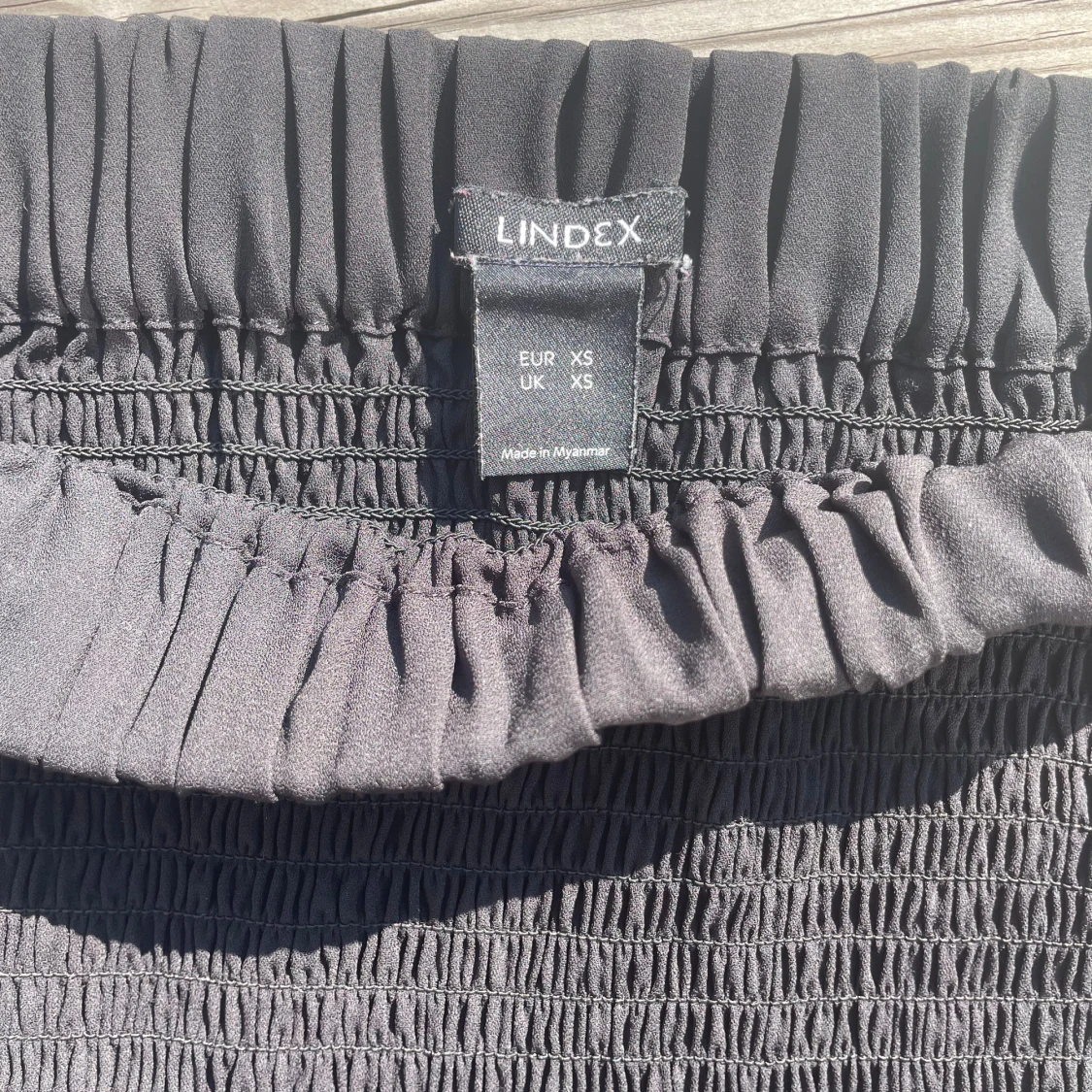 Lindex- svart mermaid kjol - 90