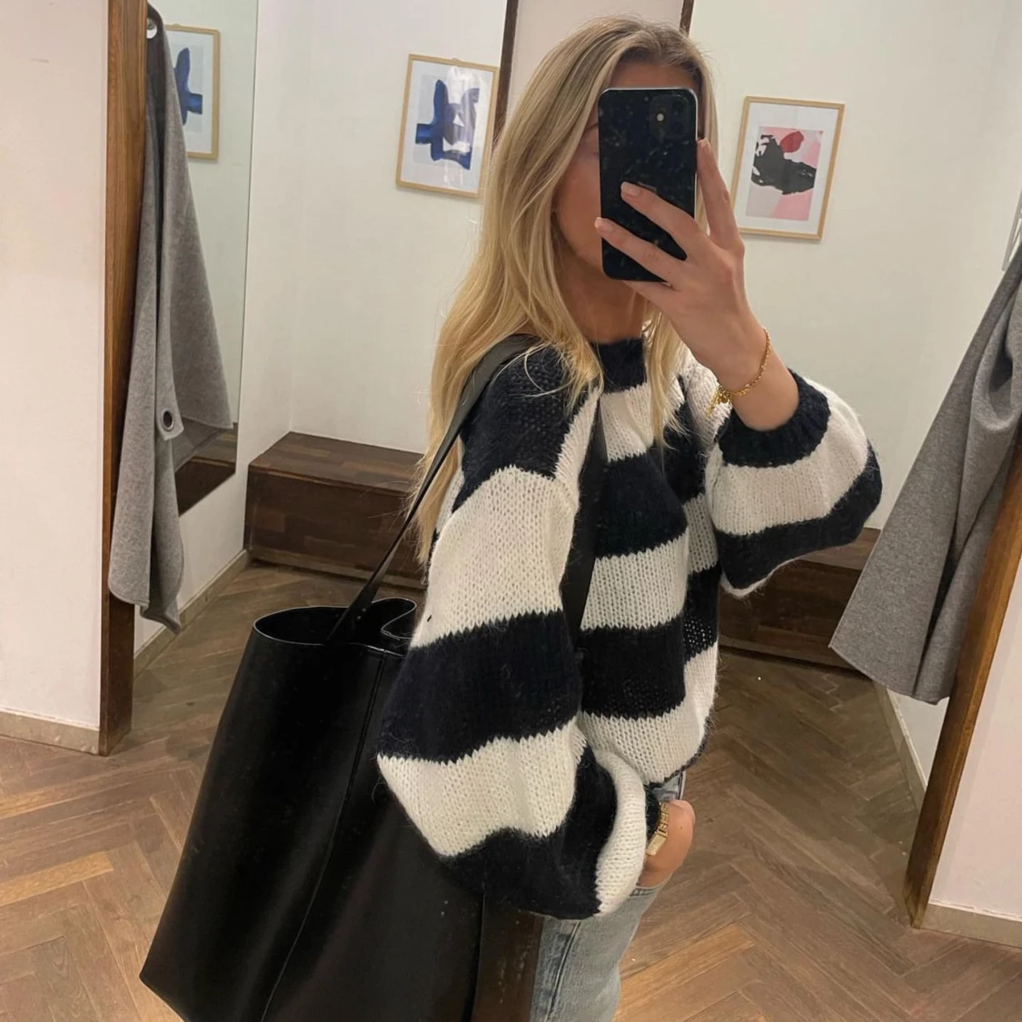 Stickad tröja🌸 - 90